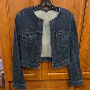 Theory Dark Blue Jean Jacket